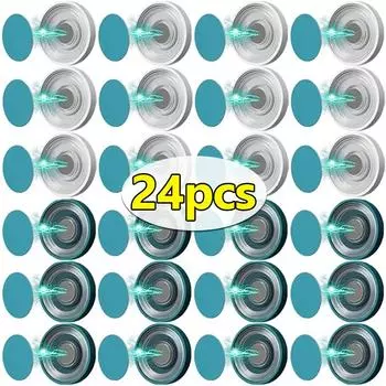 24/2 шт. Магнитные крючки настенный пульт дистанционного управления магнитный держатель ключей анти-потеря маршрутизатор розетка органайзер крючок для хранения домашнего офиса 2PCS(1Set)