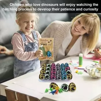 24/30 шт. инкубационных яиц динозавров, валентинки для детей, школьные классы, новинка, обмен подарками с динозаврами для малышей, сувениры на Пасху и вечеринку в честь Дня святого Валентина 24PCS