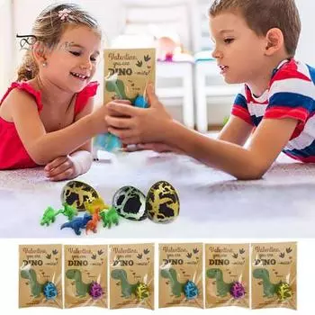 24/30 шт. инкубационных яиц динозавров, валентинки для детей, школьные классы, новинка, обмен подарками с динозаврами для малышей, пасхальная вечеринка в честь Дня святого Валентина 24PCS