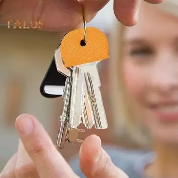 24/32/40 шт. цветных колпачков для ключей, гибкие круглые резиновые чехлы для ключей, полукруглые бирки для ключей, идентификаторы для ключей от дома, ключи нестандартной формы 24