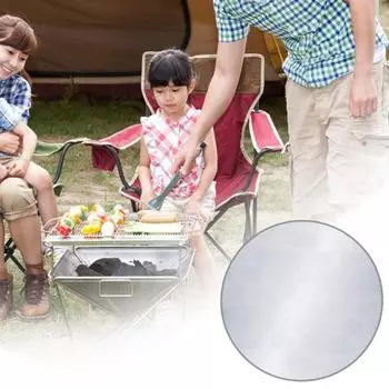 24/36/40-дюймовый коврик для костра, круглый, устойчивый к высоким температурам, водонепроницаемый огнестойкий коврик для гриля для барбекю 24Inch