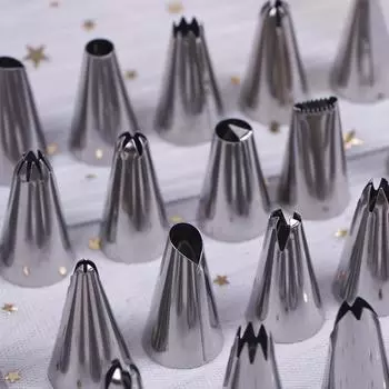 24/36/48 шт. насадки для труб из нержавеющей стали для глазури набор инструментов коробка для украшения торта A: 24Pcs