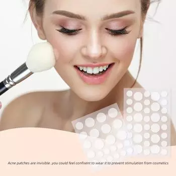 24/36 патчей гидроколлоидные пластыри от прыщей круглые белые водостойкие пятна в форме пятен корректирующие пластыри для лечения прыщей B