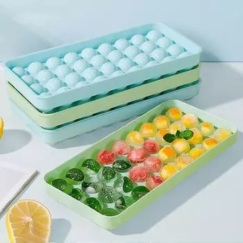 24/36 сеток 3D круглые шарики формы для льда DIY лоток для кубиков льда пластиковые формы для изготовления коробок форма для кубиков для пищевых продуктов кухонные гаджеты