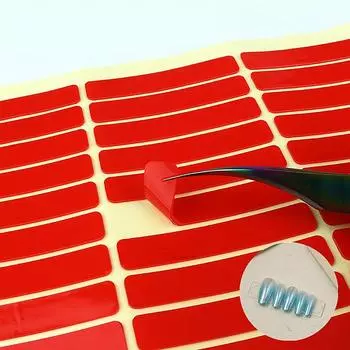 24/40 шт. прозрачная клейкая лента для ногтей, подставка для демонстрации накладных ногтей, клейкие наклейки, двухсторонние наклеенные инструменты для демонстрации практики маникюра белый