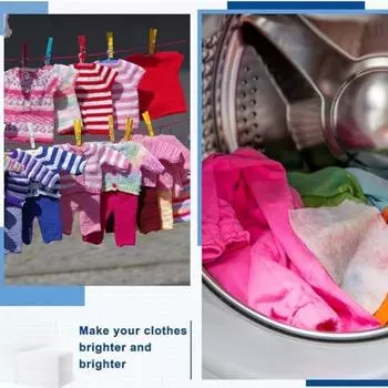 24/50 шт. Таблетки для стирки, против пятен, против ниток, для смешивания цветов, стиральная бумага, принадлежности для стирки, чистка одежды, принадлежности