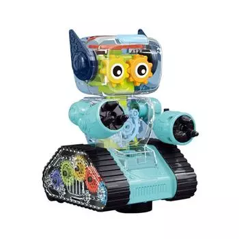 24,5x14,5x20 см/9,6x5,7x7,9 дюймов Радиоуправляемый робот для детей и взрослых, игрушка для трюков, музыкальный танцевальный робот, инженерный строительный блок