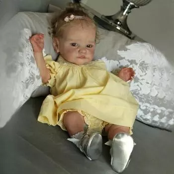24 60 см большой размер милая кукла-реборн Tobiah мягкое тканевое тело с PP хлопком новорожденная кукла изысканная роспись вены видимые перерожденные куклы детские подарки 60cm cloth body