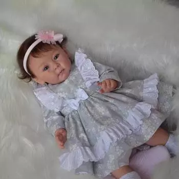 24 60 см реалистичная кукла-реборн Hulexy с мягким на ощупь тканевым телом, реалистичная кукла-новорожденный, расписанная вручную, 3D-имитация вен, видимая кукла для детской игры 60cm cloth body