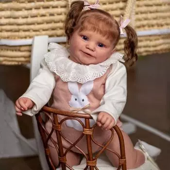 24 60 см ткань моделирования тела кукла Мэдди милая нежная ручная роспись окрашенная кожа переработанная кукла игрушки для детей детский подарок на день рождения и Рождество 60cm