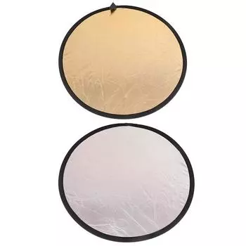 24 /60см складное зеркало 2 в 1 золото и серебро для поографии