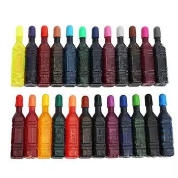 24 цвета, сменные чернила для акварельной ручки, моющиеся детские инструменты для рисования, художественные принадлежности, 24 цвета