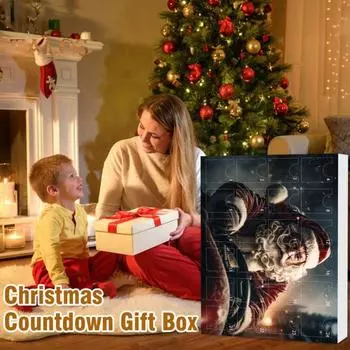 24-дневный рождественский адвент-календарь украшения для автомобиля, самолета, акриловая подвеска для автомобиля, украшение для гостиной, стола, детей, подростков, друзей, подарок D