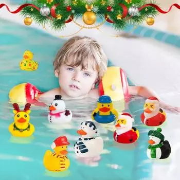 24 дня обратного отсчета до Рождества Утиный адвент-календарь 2024 Утки Игрушки для ванны