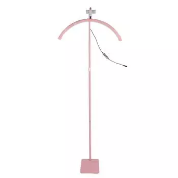 24-дюймовая 36-ваттная бьюти-лампа для микроблейдинга ресниц, U-образная напольная лампа для защиты глаз US Plug розовый