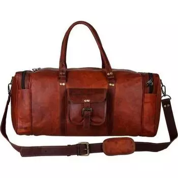 24-дюймовая спортивная сумка из натуральной кожи, дорожная спортивная сумка ручной работы, винтажная спортивная сумка, ночная сумка, сумка выходного дня, лучший подарок, распродажа ко Дню труда 24 x 12 x 10 in коричневый