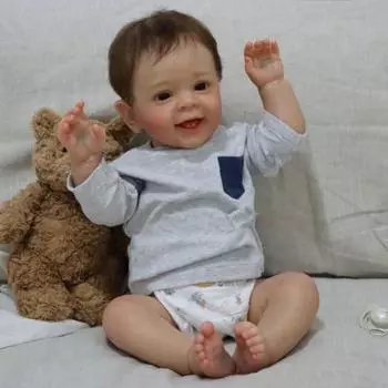 24-дюймовые куклы-ребёнки с тканевым телом Yannik So Truth Like Simulation Doll для косплея мальчиков, куклы-новорожденные ручной работы для детей, малышей, на день рождения, на Рождество, подарки 60cm