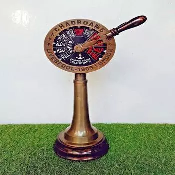 24-дюймовый лондонский судовой двигатель Заказ винтажного телеграфа