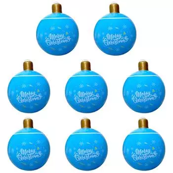 24-дюймовый ПВХ надувной рождественский шар большой уличный украшенный шар (синий)