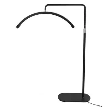 24-дюймовый светодиодный напольный светильник для ресниц в виде полумесяца для красоты, ухода за кожей, ресниц, бровей, съемки контента EU Plug