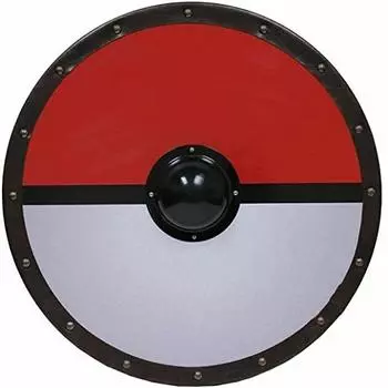 24-дюймовый викинг, рыцарь-тамплиер, средневековый би-скандинавский деревянный круглый готовый к бою щит, LARP, белый