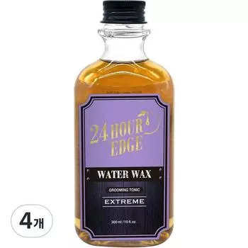 24 Hour Edge Grooming Tonic Water Wax Extreme, 4 штуки, 300 мл, лучшие мужские средства для волос из Кореи