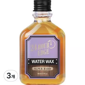 24 Hour Edge Grooming Tonic Water Wax Super Hard, 160ml, 3 units, Korea best mens hair products