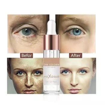 24-каратное золото Essence Elixir для макияжа кожи для лица Эфирное масло перед праймером Увлажняющий тональный крем 15ml