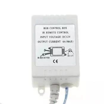 24-клавишный ИК-пульт дистанционного управления для RGB 3528 5050 5630 Светодиодная лента с двумя выходами