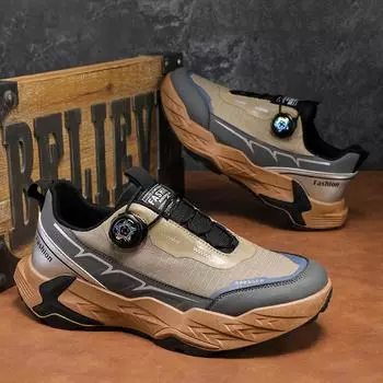 24 live broadcast summer and autumn men s shoes, transparent mesh breathable ice silk cloth rotating buckle student outdoor sports running shoes 39 чёрный