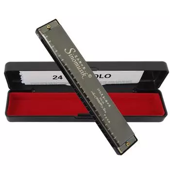 24-луночный ключ гармошки C Mouth Ogan, деревянный духовой инструмент с жестким футляром для начинающих и профессионалов розовый