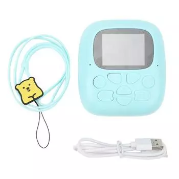 24-мегапиксельная детская цифровая камера для печати с экраном 2,0 дюйма и функцией мультизума, термокамера для мгновенной печати для детей розовый