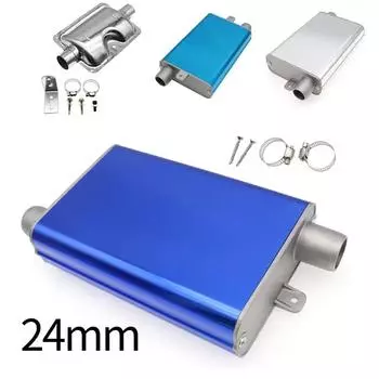 24 мм автомобильный обогреватель глушитель модернизированный зажимной кронштейн из нержавеющей стали для воздушного дизельного парковочного обогревателя Eberwebasto серебристо-голубой