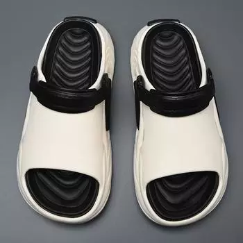 24 New summer men s sandals trendy wear EVA non-slip and deodorant thick-soled beach shoes slippers 40-41