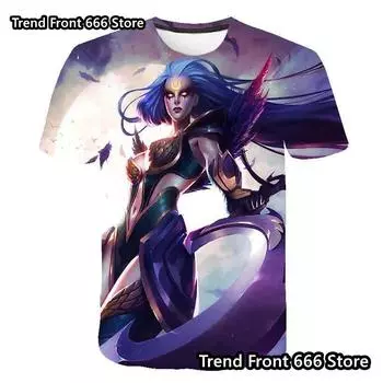 24 новых детских футболки League of Legends Game Joint футболка детские и взрослые размеры футболки аниме 3D Printed мужские мальчики топы 100cm