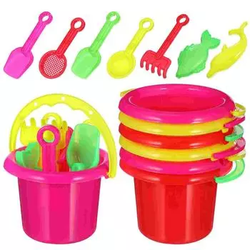 24 шт. песочница детские игрушки пляжное ведро пластиковые игрушки для детей мини-малыша