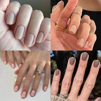 24 Pieces Wearing Nail Red Short Square Manicure Classic Solid Color Fake Nail Wearable Nail Piece 24 Pieces