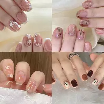 24 предмета Европа, Америка, простой и нежный темперамент, милая девушка маникюр фильм, элитный стиль мода фея ниша носить доспехи