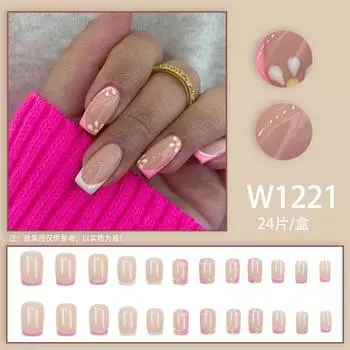 24 предмета Милые и сладкие французские розовые средней и большой длины темперамент развитое чувство стиля ношение доспехов