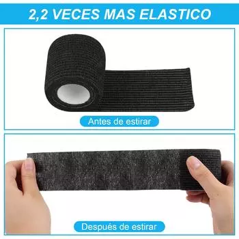 24 Rolls Elastic Self Adhesive Bandage Wrap, Breathable Flexible Fabric Non Woven Cohesive Bandage, Ankle Sprains Swelling