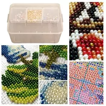 24 секции Алмазная художественная живопись Контейнеры для хранения аксессуаров Косметические украшения Бусины для поделок Ювелирные изделия Бусины для хранения деталей