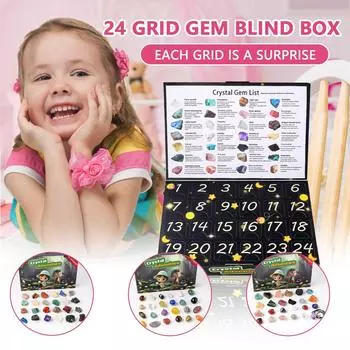24-сетка из натурального хрусталя, хрустальный камень, катящаяся детская научная игрушка в подарок One Size