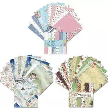 24 шт. 12 дюймов DIY скрапбукинг фотоальбом черная скрапбукинг бумага самодельная открытка фон бумага разнообразные узоры