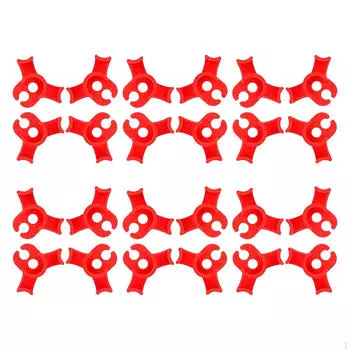 24 шт. 90-градусный тренажер для сгибания растений с регулировкой угла для садоводства белый