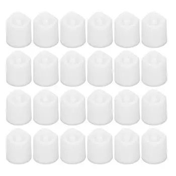 24 шт. электронные свечи пластиковые безопасные экологически чистые романтические беспламенные светодиодные чайные свечи для