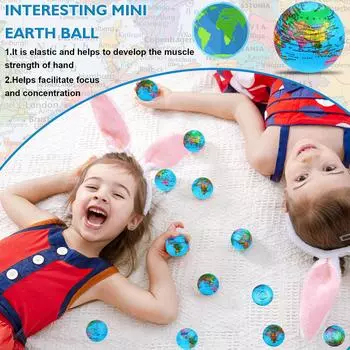 24 шт. антистрессовые шарики мини-антистрессовые шарики карта мира пенопластовый шарик для детей взрослых игры образование снятие стресса дом