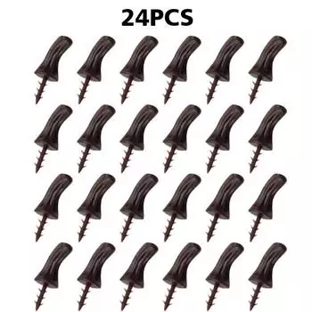 24 шт. Аксессуары с ручкой в виде тыквы, Украшение стола, Пластиковые аксессуары с ручкой в виде тыквы, Усиливают праздничную атмосферу