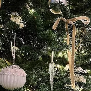 24 шт. бархатных рождественских бантов, банты из ленточной ленты в деревенском стиле, рождественские венки, подарочные банты, украшения для свадебного праздничного декора елки красный