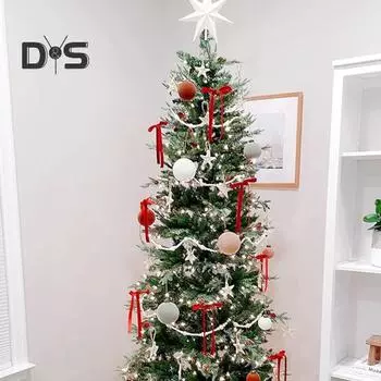 24 шт. бархатных рождественских бантов, банты из ленточной ленты в деревенском стиле, рождественские венки, подарочные банты, украшения для свадебного праздничного декора елки красный