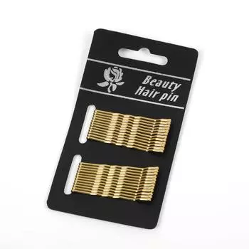 24 шт. Черный, без покраски, сохраняющий цвет, простой зажим одним словом, базовая практичная заколка для волос, проволочная заколка для волос, аксессуары для волос, Ha